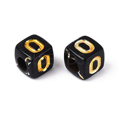 Opaque Acrylic Beads SACR-T035-20N-1