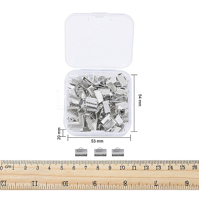 Iron Ribbon Crimp Ends IFIN-YW0001-13P-LF-1