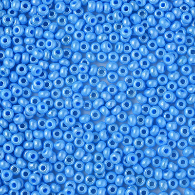 8/0 Czech Opaque Glass Seed Beads SEED-N004-003A-17-1