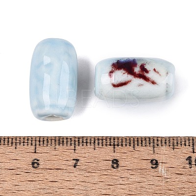 Vintage Handmade Porcelain Beads PORC-N013-12-10-1