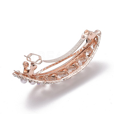 Alloy Crystal Rhinestone Hair Barrettes LS-PHAR-D012-02LG-1