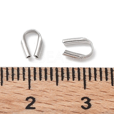 Rhodium Plated 925 Sterling Silver Wire Guardians STER-P050-01P-1