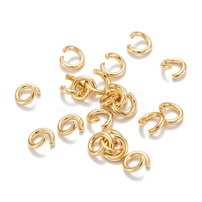Ion Plating(IP) 304 Stainless Steel Open Jump Rings STAS-F084-24G-01-1