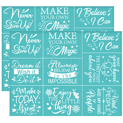 Self-Adhesive Silk Screen Printing Stencil DIY-WH0338-279-1