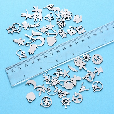 Tarnish Resistant 201 Stainless Steel Pendants STAS-N092-M-01-1