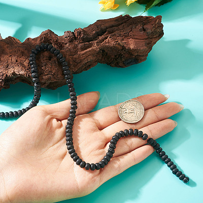 1 Strand Natural Lava Rock Beads Strands G-TA0003-44A-1