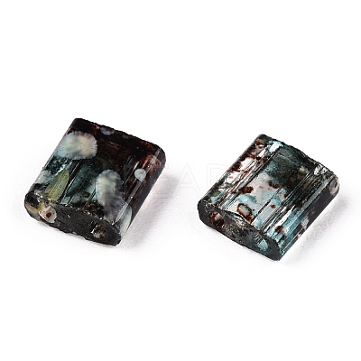 2-Hole Transparent Glass Seed Beads SEED-S023-30C-24-1