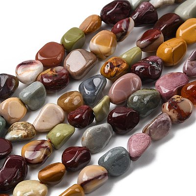 Natural Alashan Agate Beads Strands X-G-B161-B08-1