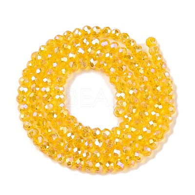 Electroplate Glass Beads Strands EGLA-A044-T2mm-B05-1