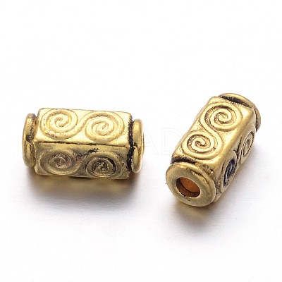Tibetan Style Beads LS-GLF0044Y-1