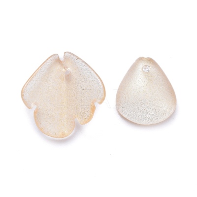 Electroplate Transparent Glass Beads EGLA-L027-D04-1
