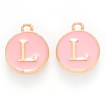 Golden Plated Alloy Enamel Charms LS-ENAM-S118-07L-1