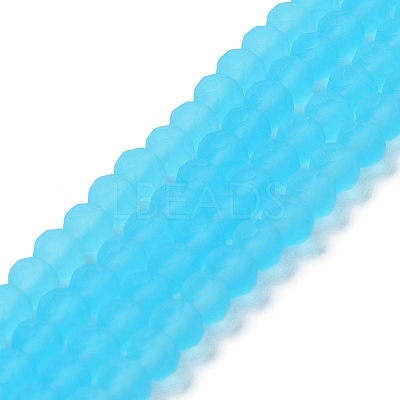 Transparent Glass Beads Strands EGLA-A034-T4mm-MD08-1