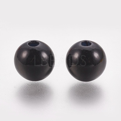 ABS Plastic Imitation Pearl Beads KY-G009-14mm-01-1