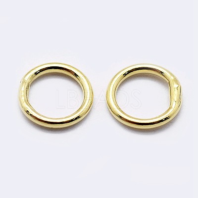 925 Sterling Silver Soldered Closed Jump Rings STER-F036-03G-0.7x4-1