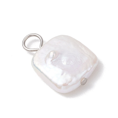 Natural Keshi Pearl Pendants PALLOY-JF04242-02-1