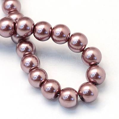 Baking Paint Glass Pearl Bead Strands HY-Q003-3mm-58-1