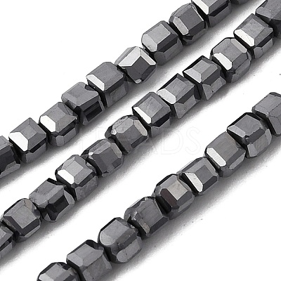 Synthetic Terahertz Stone Beads Strands G-H327-L03-01-1