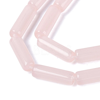 Imitation Jade Glass Beads Strands GLAA-N070-01A-B02-1