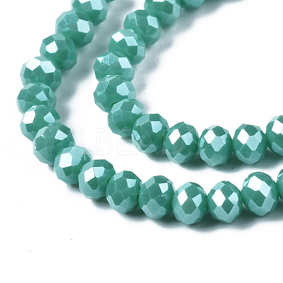 Electroplate Glass Beads Strands LS-EGLA-A034-P1mm-A03-1