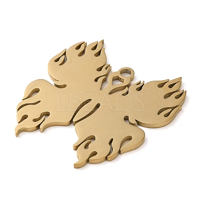 304 Stainless Steel Pendants STAS-R116-11G-1