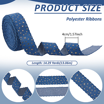 14.285 Yards Polyester Ribbons OCOR-BC0009-28B-1