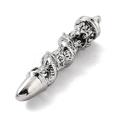 Tibetan Style Alloy Pendants TIBE-L012-039AS-10-1