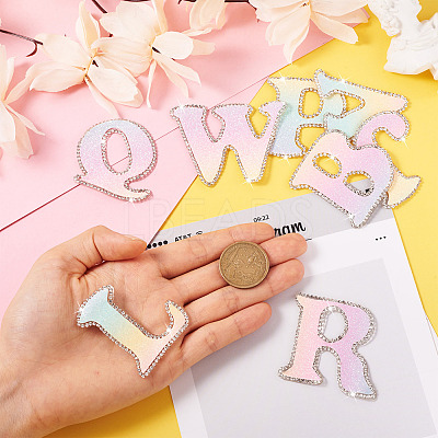 26 Letters Cloth Iron/Sew on Patches PJ-TAC0004-04A-1