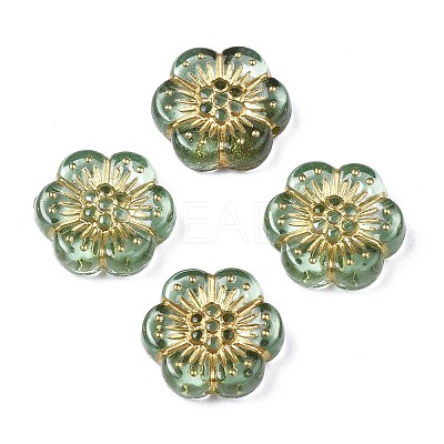 Plating Acrylic Beads PACR-N008-013C-1