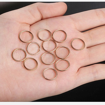 316L Surgical Stainless Steel Hoop Cartilage Earrings WGB51CA-68-1