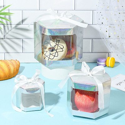 Hexagon Laser Window Paper Gift Boxes CON-FZC0002-001B-01-1