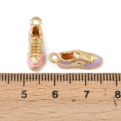Alloy Enamel Pendants FIND-Z106-04G-1
