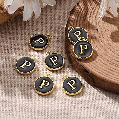 Golden Plated Alloy Charms ENAM-S118-02P-1