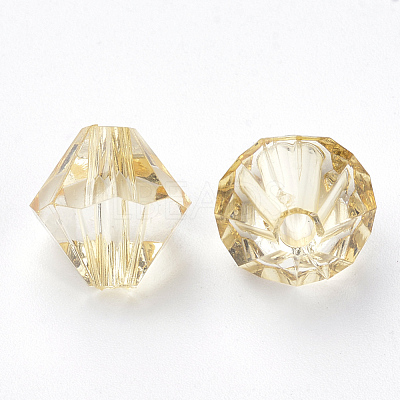 Transparent Acrylic Beads TACR-S146-6mm-06-1