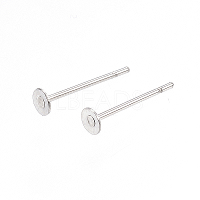 Non-Tarnish 304 Stainless Steel Stud Earring Findings A-STAS-D448-088P-2mm-1