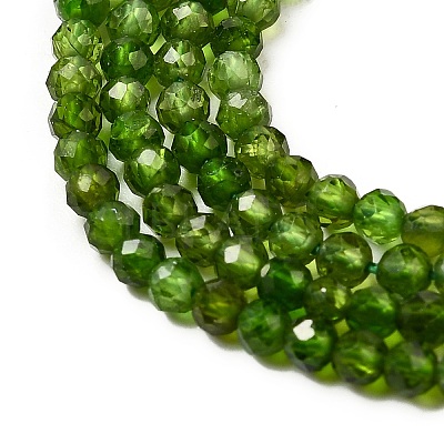 Natural Green Diopside Beads Strands G-NH0046-A01-01-1