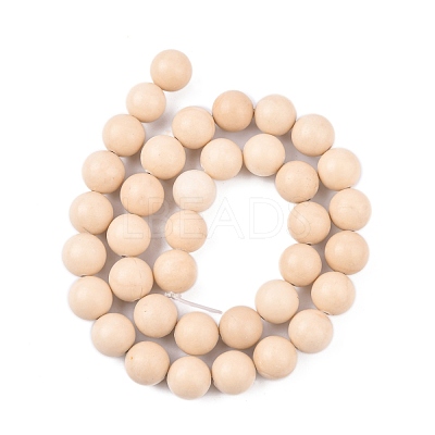 Natural Fossil Beads Strands G-E110-10mm-2-1