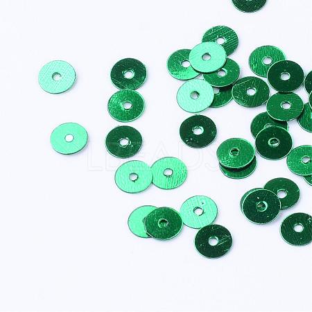 Ornament Accessories Plastic Paillette Beads PVC-R014-6mm-04-1