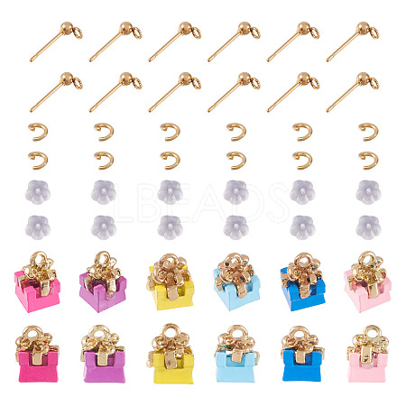 DIY Dangle Earring Making Kit DIY-TA0006-69-1