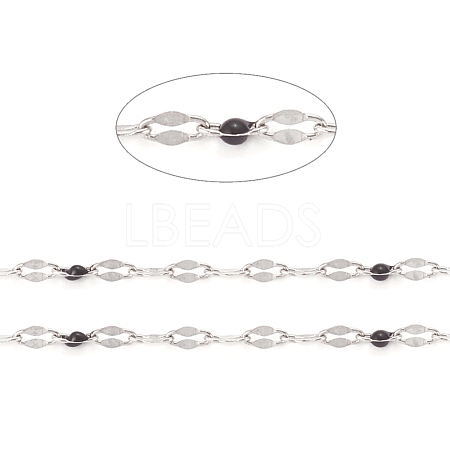 Handmade 304 Stainless Steel Dapped Chains CHS-D026-16G-P-1