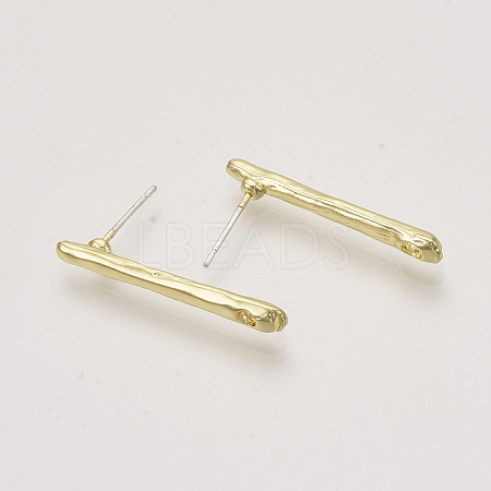 Alloy Stud Earring Findings X-PALLOY-S121-253-1