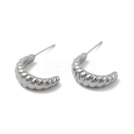 Non-Tarnish 304 Stainless Steel Stud Earing STAS-P319-38P-1