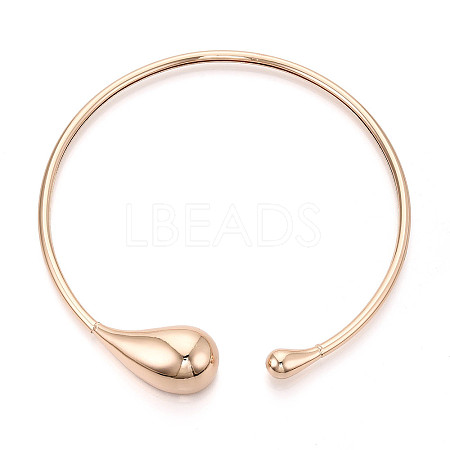 Alloy & Iron Choker Necklaces NJEW-T018-08G-1