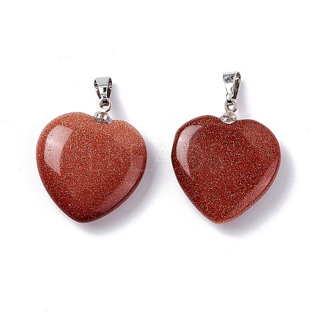 Synthetic Goldstone Pendants G-G956-B20-FF-1