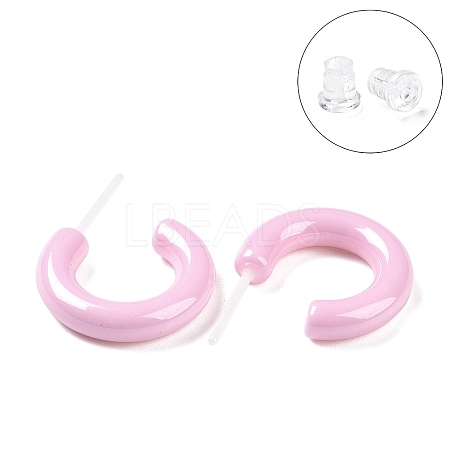 Hypoallergenic Bioceramics Zirconia Ceramic Ring Stud Earrings EJEW-Z023-02D-1
