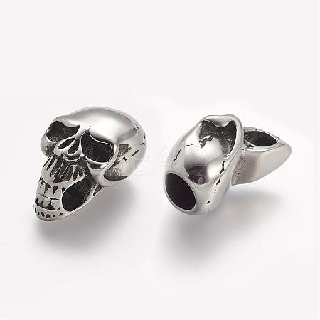 304 Stainless Steel Cord Ends Hand Polished STAS-A032-182AS-1