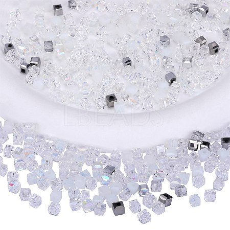 2 Bags Imitation Artificial Crystal Glass Beads GLAA-SZ0001-95B-01-1