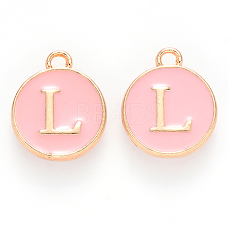 Golden Plated Alloy Enamel Charms LS-ENAM-S118-07L-1