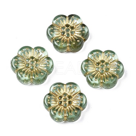 Plating Acrylic Beads PACR-N008-013C-1