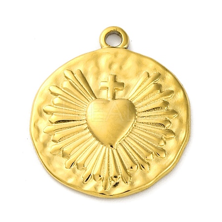 Ion Plating(IP) 304 Stainless Steel Pendants STAS-K293-08G-1